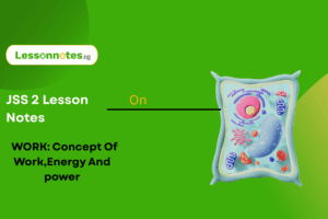 Concept Of Work, Energy And Power