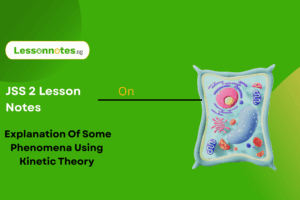 Explanation Of Some Phenomena Using Kinetic Theory