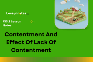 Contentment And Effect Of Lack Of Contentment