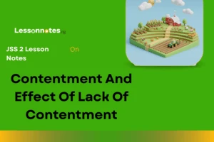 Contentment And Effect Of Lack Of Contentment