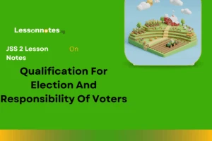 Qualification For Election And Responsibility Of Voters