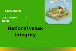 National Value: Integrity