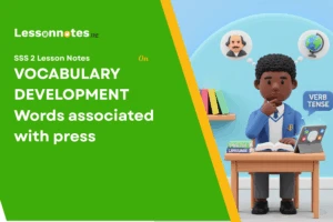 Vocabulary Development: Words Associated With Press