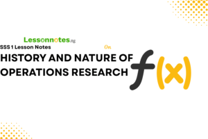 History And Nature Of Operations And Research