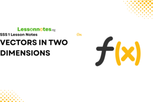 Vectors In Two Dimensions