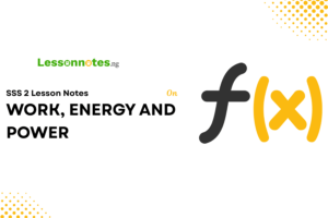 Work, Energy And Power