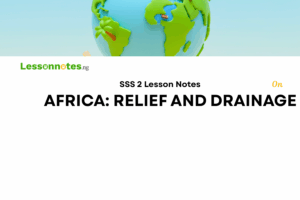 Africa: Relief And Drainage