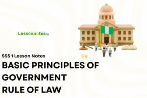 Basic Principles Of Government: Rule Of Law