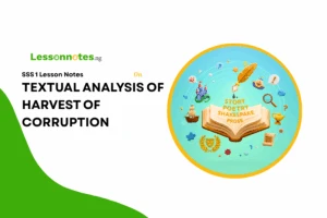 Textual Analysis Of Harvest Of Corruption