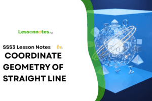Coordinate Geometry of a Straight Line