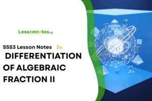 Differentiation of Algebraic Function II