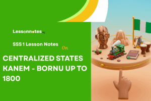 CENTRALIZED STATES KANEM - BORNU UP TO 1800