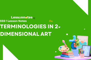 Terminologies In 2 dimensional Art