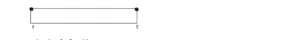 Number line showing a line segment from a to b