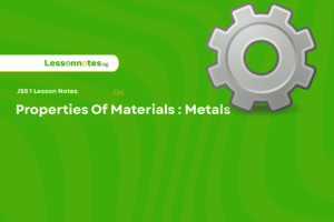 Properties Of Materials: Metals