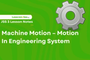 Machine Motion – Motion In Engineering System