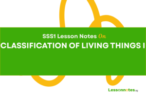 Classification Of Living Things I