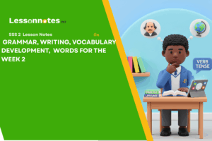 Grammar, Writing, Vocabulary Development, Words For The Week 2