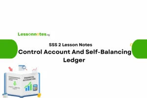 Control Account And Self-Balancing Ledger