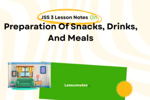 Preparation Of Snacks, Drinks, And Meals