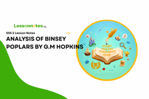 Analysis Of Binsey Poplars By G.M Hopkins