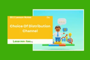 Choice Of Distribution Channel