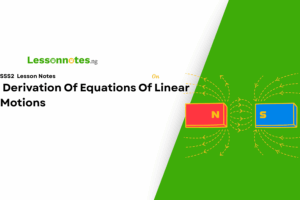 Derivation of Equations of Linear Motions