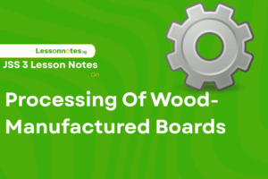 Processing Of Manufactured Boards Wood