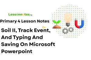 Soil (II): Track Event, And Typing And Saving On Microsoft Powerpoint.