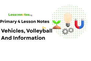 Vehicles, Volleyball And Information