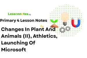 Changes In Plant And Animals (II), Athletics, Launching Of Microsoft