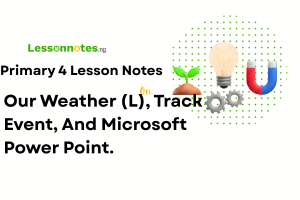 Our Weather (I): Track Event, And Microsoft Power Point.