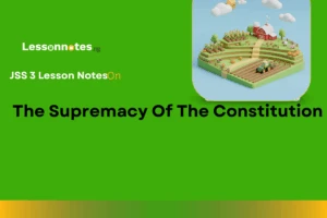 The Supremacy Of The Constitution