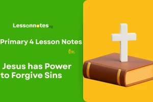Jesus has Power to Forgive Sins