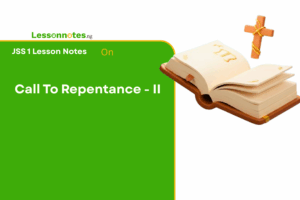 Call To Repentance - II