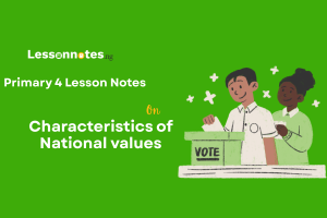 Characteristics of National values