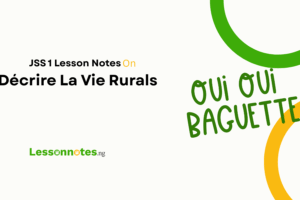 Décrire La Vie Rurals