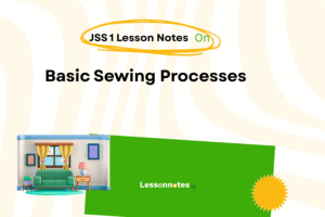 Basic Sewing Processes - Temporary & Permanent Stitches