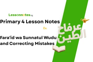Fara'id wa Sunnatul Wudu and Correcting Mistakes