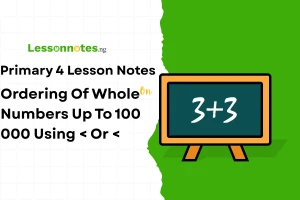 Ordering Of Whole Numbers Up To 100 000 Using < Or <