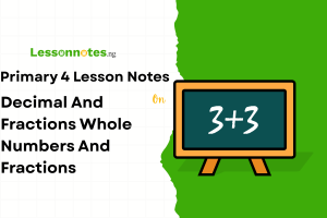 Decimal And Fractions Whole Numbers And Fractions