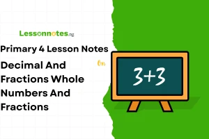 Decimal And Fractions Whole Numbers And Fractions