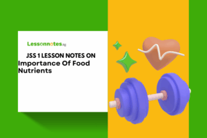Importance Of Food Nutrients