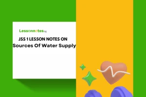 Sources Of Water Supply