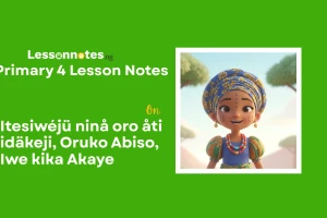 Itesiwéjü ninå oro åti idäkeji, Oruko Abiso, Iwe kika Akaye