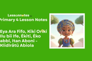 Eya Ara Fifo, Kiki Oriki Ilu bii Ife, Ékiti, Éko abbl, Itan Aboni - Klidlråtü Abiola
