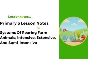 Systems Of Rearing Farm Animals