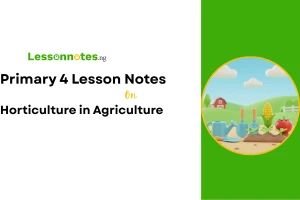 Horticulture in Agriculture