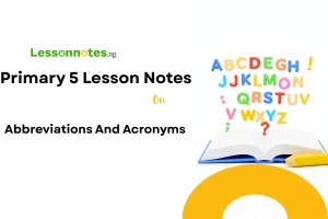 Abbreviations And Acronyms