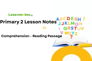 Comprehension - Reading Passage
